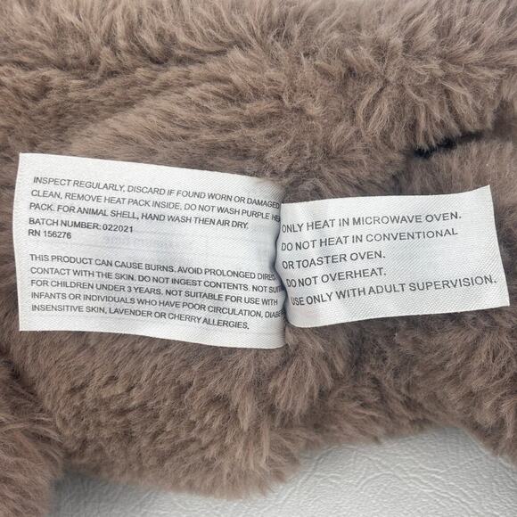 Lavender Life Xander Dog Plush Puppy Mocha Aromatherapy Microwavable 12 Inch - Picture 10 of 11